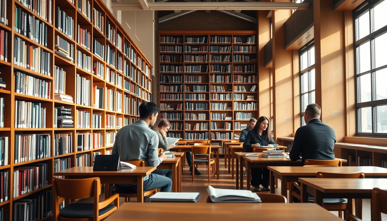 Students working in research laboratory